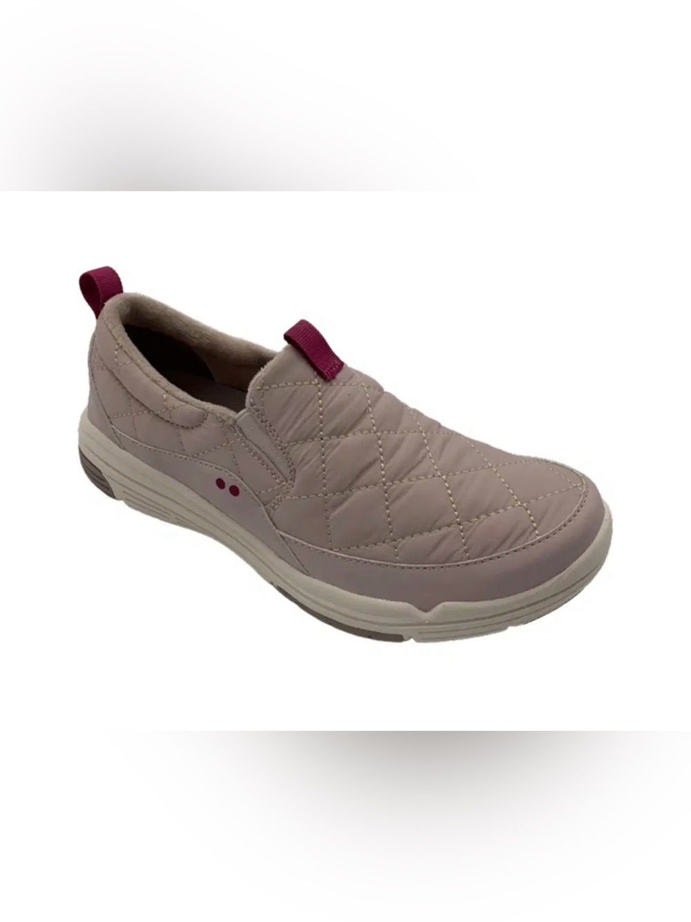 Ryka Water Repellent Quilted Slip-Ons Ava Lilac Taupe Size 9.5 - Picture 10 of 13